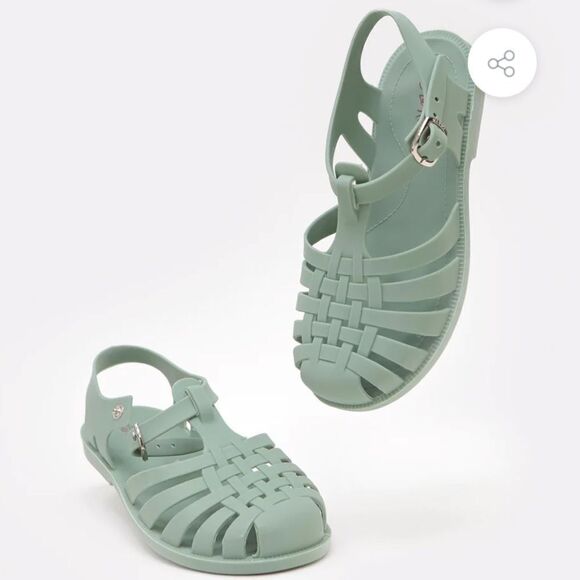 Justfab kids open-toe jelly sandal tender touch Pantone(light pink)10 nwt in pkg - Picture 1 of 6